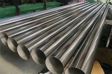 Mirror Polishing Stainless Steel Round Pipe , Welded 310s 316 SS 304 Pipe